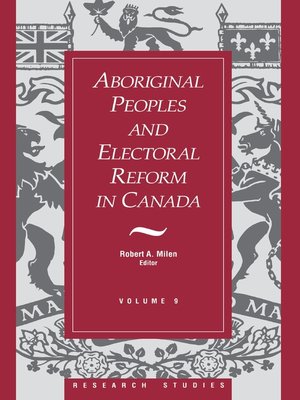 cover image of Aboriginal Peoples and Electoral Reform in Canada